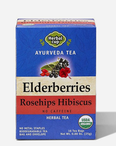 Elderberries Rosehip Hibiscus Tea